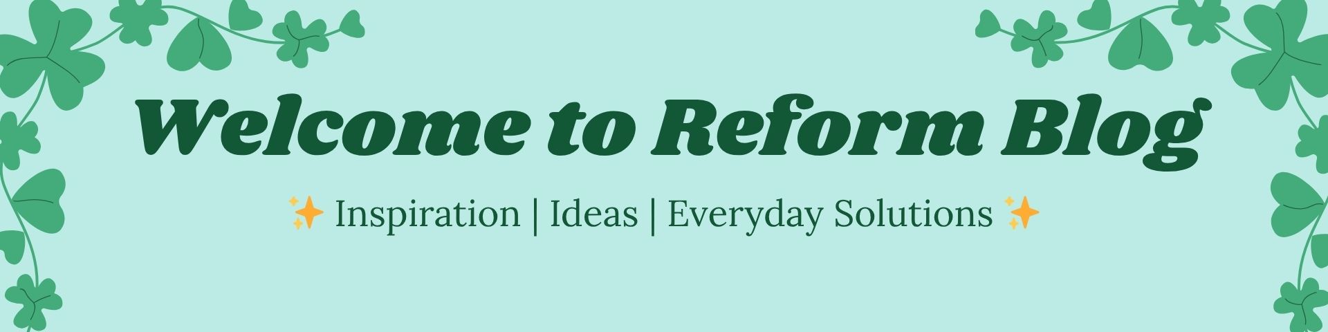 reform cleaner blog