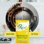 Reform Cleaners Dishwash Gel (Powder to Liquid) - Space-Saving, Cost-Effective, Easy-to-Carry Pouch (Makes 500ml) - Image 10