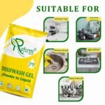 Reform Cleaners Dishwash Gel (Powder to Liquid) - Space-Saving, Cost-Effective, Easy-to-Carry Pouch (Makes 500ml) - Image 13