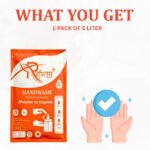 Reform Cleaners – HANDWASH (Powder to Liquid) – Industrial 5L Refill Pouch for Offices, Hospitals & Commercial Spaces (Makes 5 Liters) - Image 4