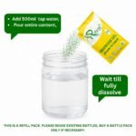 Reform Cleaners – Dishwash Gel Concentrate (Powder to Liquid) | Pack of 4 Refill Pouches | Space-Saving, Non-Toxic, Cost-Effective | Each Makes 500ml (Total 2 Liters) - Image 5