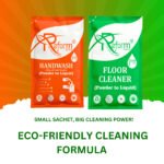 Floor Cleaner (500ml) + Handwash (500ml) | Powder-to-Liquid Concentrates | Eco-Friendly, Space-Saving Refill Solution | Gentle, Non-Toxic & Family Safe Combo Pack - Image 12