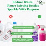 Toilet Cleaner Gel (500ml) + Multipurpose Kitchen & Bathroom Degreaser (500ml) | Powder-to-Liquid Concentrates | Eco-Friendly, Space-Saving Refill Solution | Safe for Family & Professional Use Combo Pack - Image 17