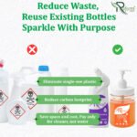 Toilet Cleaner Gel (500ml) + Handwash (500ml) | Powder-to-Liquid Concentrates | Eco-Friendly, Space-Saving Refill Solution | Safe, Non-Toxic & Family Friendly Combo Pack - Image 19