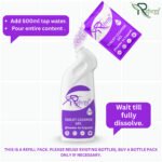 Toilet Cleaner Gel (500ml) + Handwash (500ml) | Powder-to-Liquid Concentrates | Eco-Friendly, Space-Saving Refill Solution | Safe, Non-Toxic & Family Friendly Combo Pack - Image 3