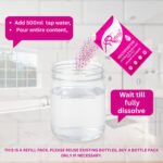 Toilet Cleaner Gel (500ml) + Multipurpose Kitchen & Bathroom Degreaser (500ml) | Powder-to-Liquid Concentrates | Eco-Friendly, Space-Saving Refill Solution | Safe for Family & Professional Use Combo Pack - Image 3