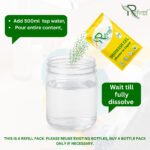 Dishwash Gel (500ml) + Floor Cleaner (500ml) | Powder-to-Liquid Concentrates | Eco-Friendly, Space-Saving Refill Solution | Safe for Family & Daily Use Combo Pack - Image 4