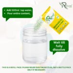 Dishwash Gel (500ml) + Handwash (500ml) | Powder-to-Liquid Concentrates | Eco-Friendly, Space-Saving Refill Solution | Gentle, Safe & Family Friendly Combo Pack - Image 4