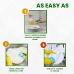 Dishwash Gel (500ml) + Floor Cleaner (500ml) | Powder-to-Liquid Concentrates | Eco-Friendly, Space-Saving Refill Solution | Safe for Family & Daily Use Combo Pack - Image 6