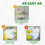 Dishwash Gel (500ml) + Handwash (500ml) | Powder-to-Liquid Concentrates | Eco-Friendly, Space-Saving Refill Solution | Gentle, Safe & Family Friendly Combo Pack - Image 6