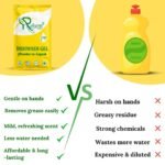 Dishwash Gel (Powder to Liquid) – Pack of 2 With Forever Bottle Makes 1 Liter 500ml Each Space-Saving, Cost-Effective Refill Pouch | Tough on Grease, Gentle on Hands - Image 11