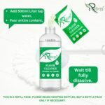 Floor Cleaner (Powder to Liquid) – Pack of 2 With Forever Bottle | Space-Saving, Cost-Effective, Easy-to-Carry Pouches | With Forever Reusable Bottle | Makes 1 Liter 500ml Each - Image 3