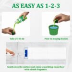Floor Cleaner (Powder to Liquid) – Pack of 2 With Forever Bottle | Space-Saving, Cost-Effective, Easy-to-Carry Pouches | With Forever Reusable Bottle | Makes 1 Liter 500ml Each - Image 4