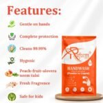 Reform Cleaners Handwash (Powder to Liquid) Pack of 2  With Forever Bottle – Makes 1 Litre 500ml Each | Gentle, Non-Drying & Eco-Friendly Refill | Space-Saving, Cost-Effective Pouch - Image 6