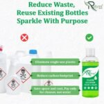 Floor Cleaner (Powder to Liquid) – Pack of 2 With Forever Bottle | Space-Saving, Cost-Effective, Easy-to-Carry Pouches | With Forever Reusable Bottle | Makes 1 Liter 500ml Each - Image 9