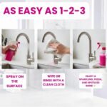 Reform Cleaners Multipurpose Cleaner (Powder to Liquid) – Eco-Friendly, Non-Toxic & Vegan Refill | Space-Saving Pouch | Pack of 2 Makes 1 LITER 500ml Each With Forever Reusable Bottle. - Image 4